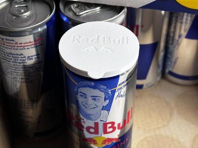 RedBull Can Lid with logo
