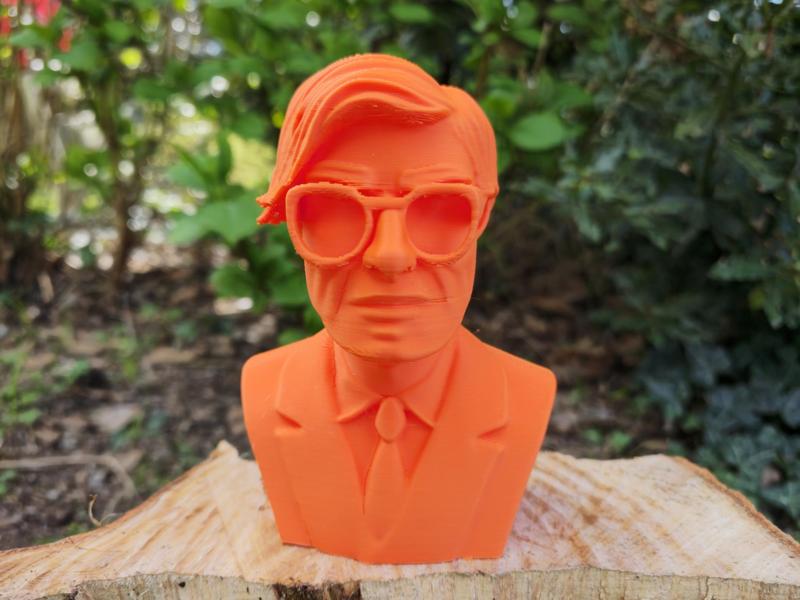 Andy Warhol bust - 80s version