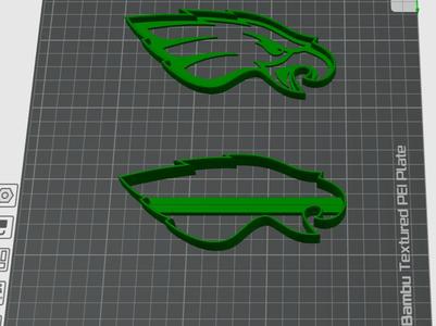 Eagles Superbowl Cookie Cutters