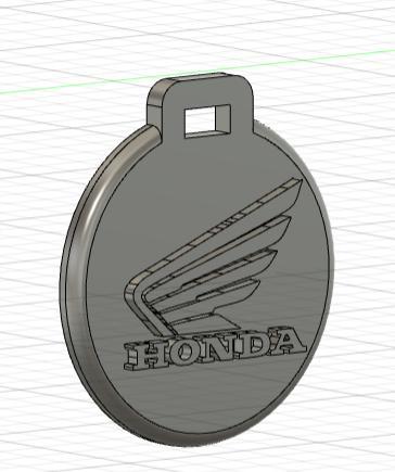 Pendentif porte clé Honda moto/ Honda moto Key ring ornement