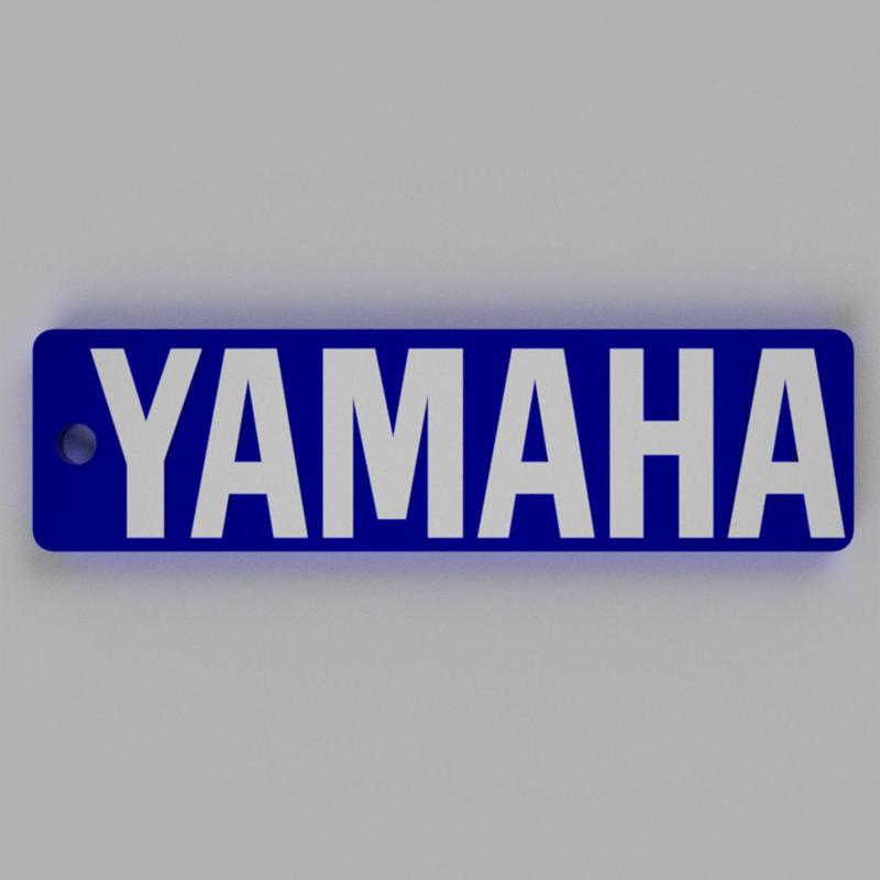 YAMAHA MOTORCYCLE KEY RING TEXT
