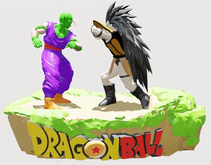 DIORAMA RADITZ VS PICCOLO