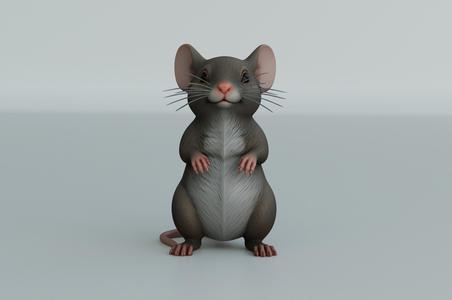 Mouse 3D Print Model for Printing