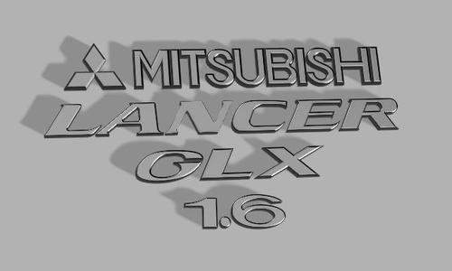 Mitsubishi Lancer emblems kit