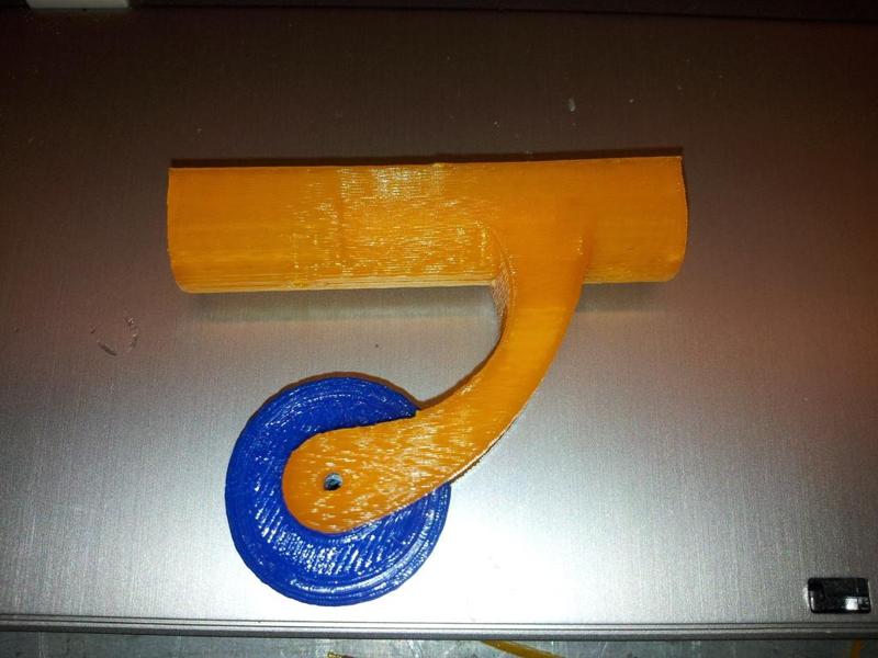 Wingdragon sportster tail wheel holder and 26mm wheel (LIGHT VERSION)