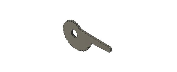 NLA Vintage BULTACO 15MM TOOTHED CHAIN ADJUSTER SNAIL CAM 82.05-016-1