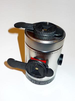 CoffeeCam: a Shutter for Large Format Pinhole Can Cameras