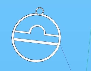 Libra pendant