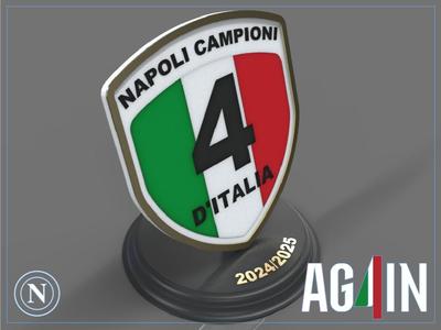 Naples Scudetto Champions 2024/2025 – 4th Scudetto