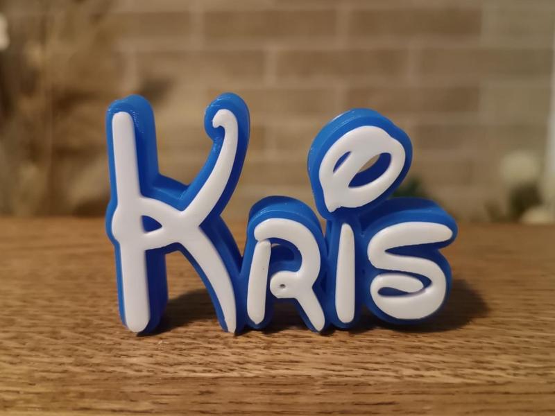 Kris Disney Name Sign Decorated Room child Birth