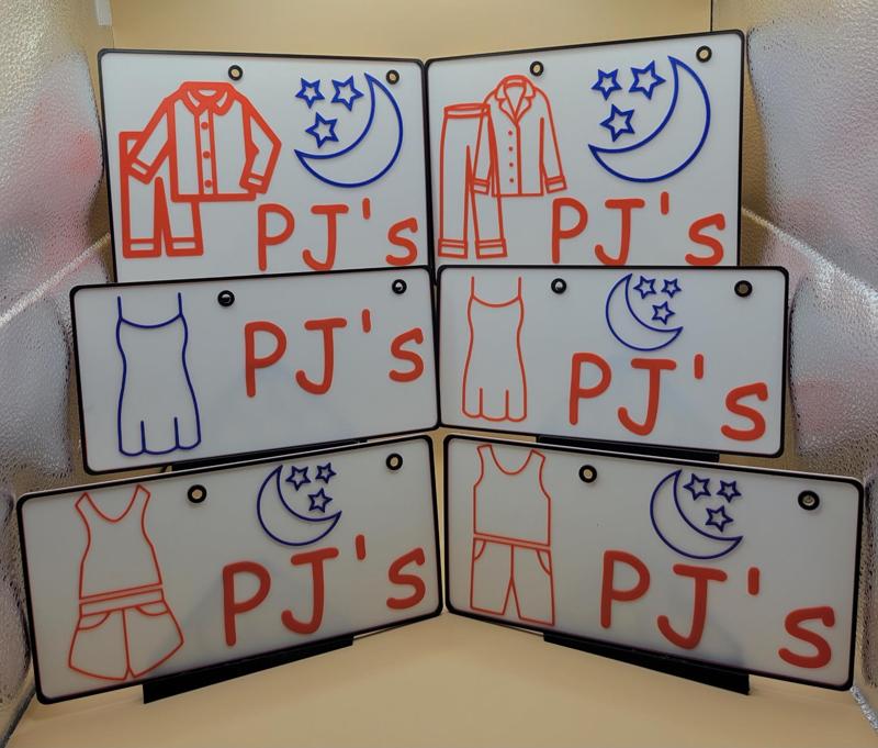 Picture Draw Labels for Kids x 30 PJ's (Learning Aid)
