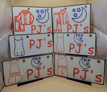 Picture Draw Labels for Kids x 30 PJ's (Learning Aid)