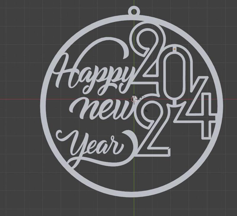 Happy New Year  Ornament