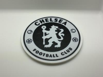 Chelsea Badge Coaster - Black & White