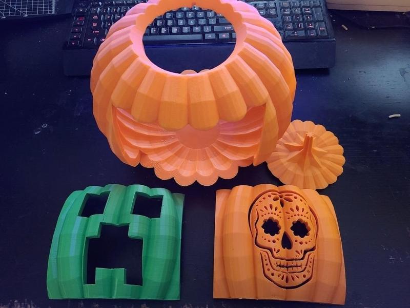 Double-sided Multi-faced Jack-o-lantern