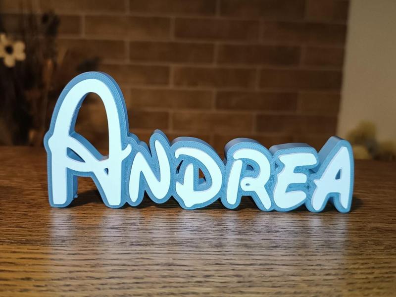 Disney Name Sign Andrea