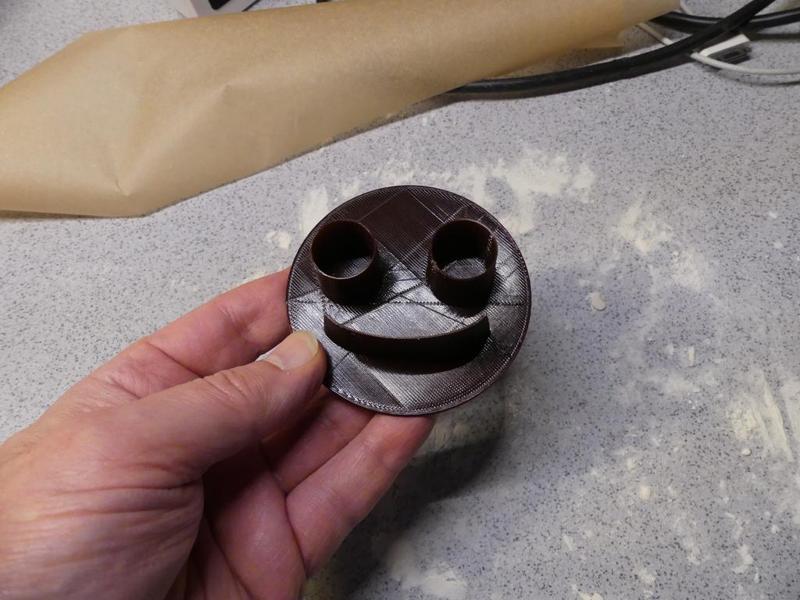 Smilie Brötchen Stempel - buns stamp smiley