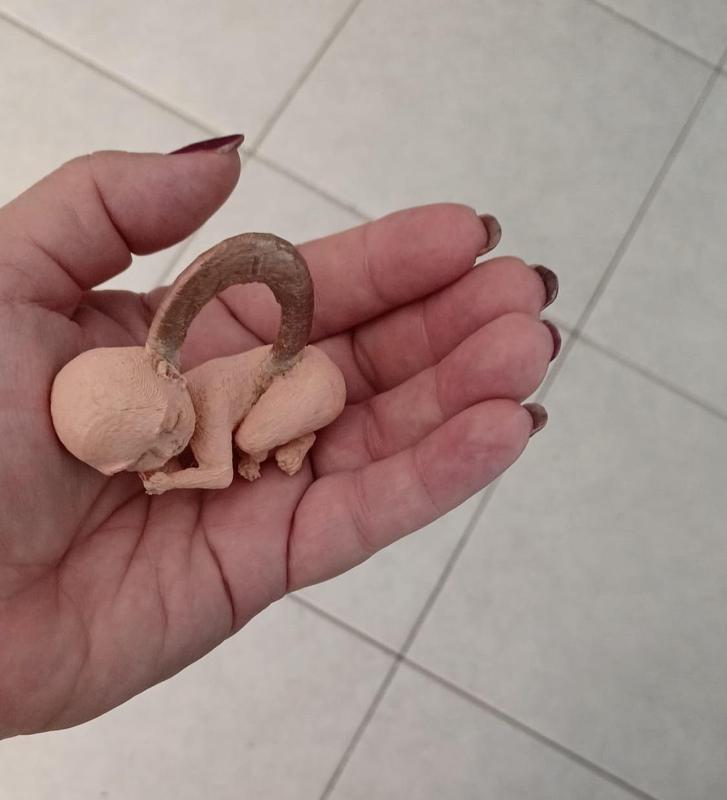 Sleeping baby pendant - Ciondolo bimbo che dorme