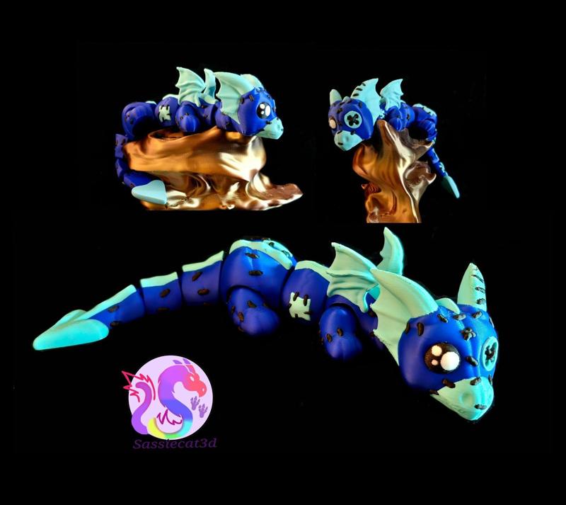 Chubby Halloween Dragon (Personal Use)