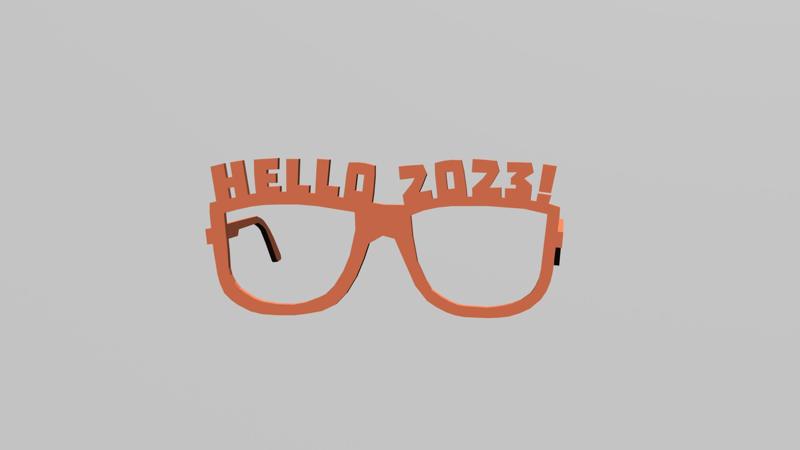 NEW YEAR GLASSES 2023