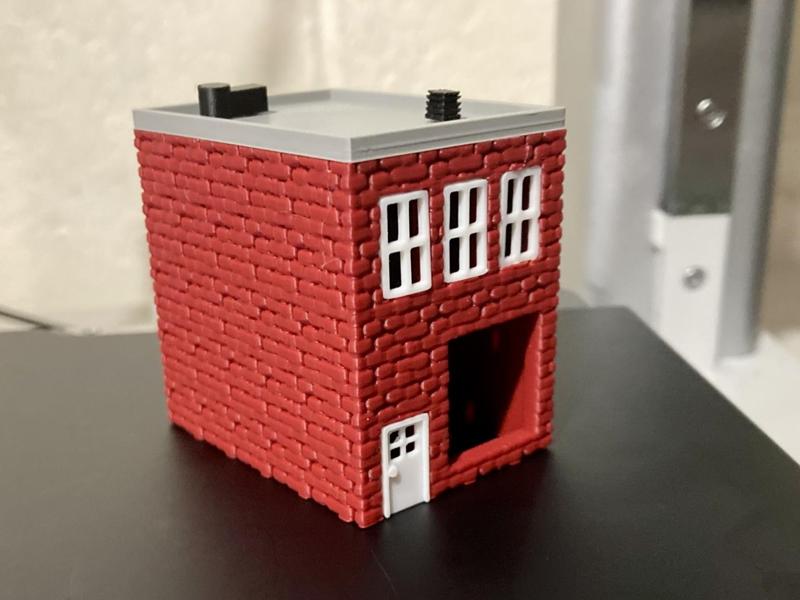 N/HO Scale Town Building/Shop