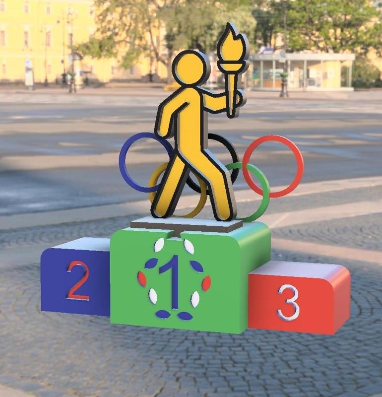 podium JO 2024 paris France