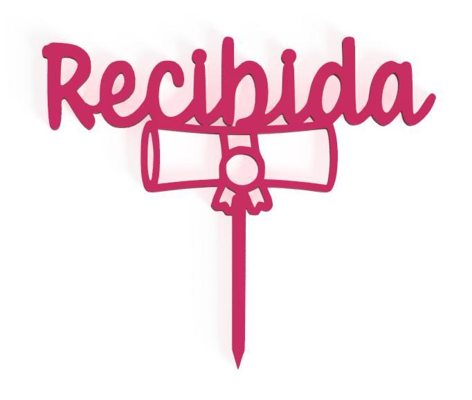 RECIBIDA 5 CAKE TOPPER