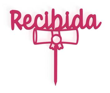 RECIBIDA 5 CAKE TOPPER