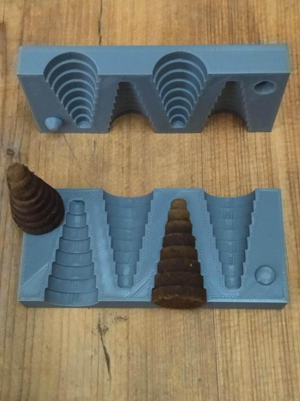 Reusable X4 incense towers mold  // 40mm tour mould making
