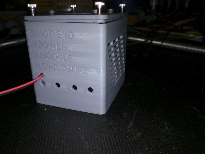 HOT BED/END POWER MODULE ENCLOSURE