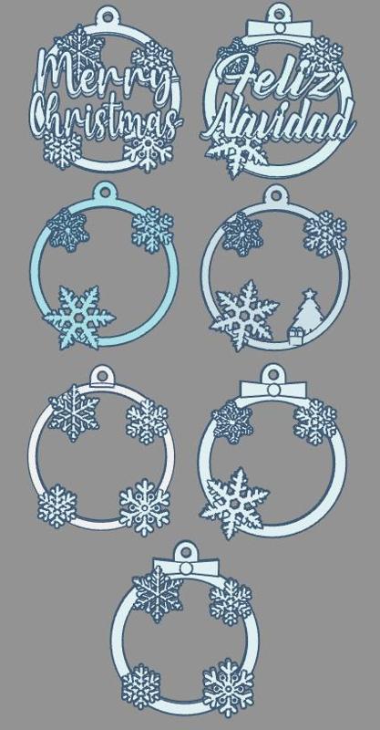 Holiday Ornaments!  Christmas Balls!