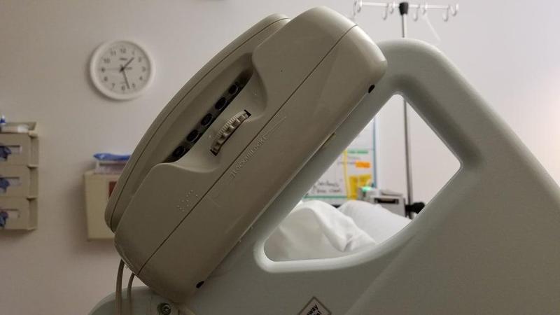 Hospital Bed Rail Phone Adaptor 
