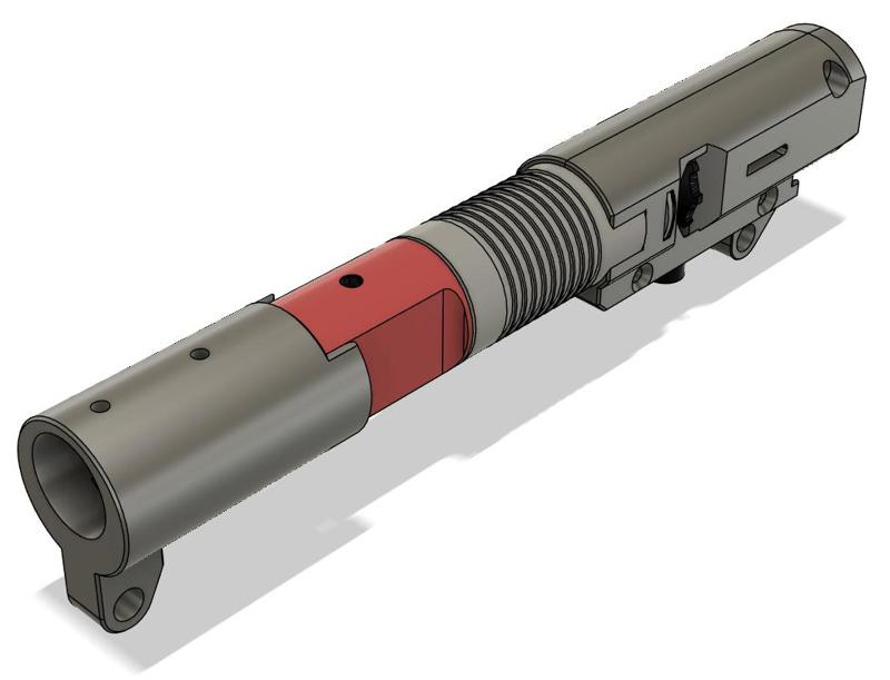 MTW carbon tube upper & alignment kit for Wolverine Inferno MTW & Maxx Model