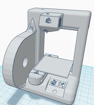 Cube 3D Printer Model