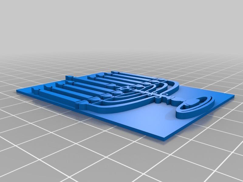 Hanukkah_Candles 70x50x3mm