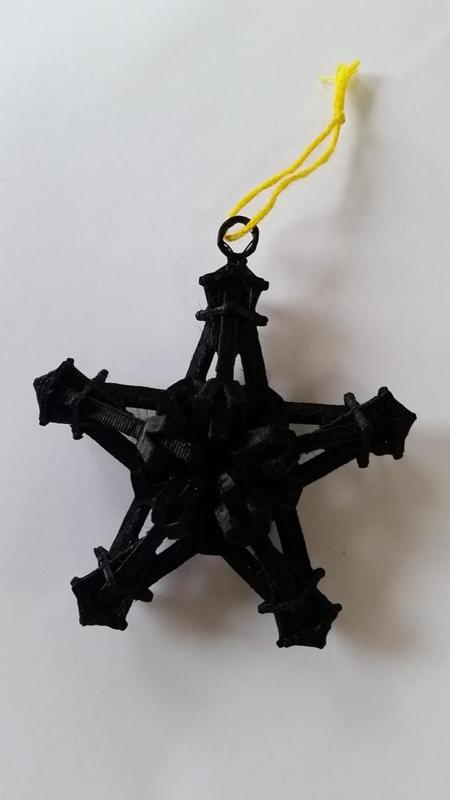 Christmas Ornament Fancy Star