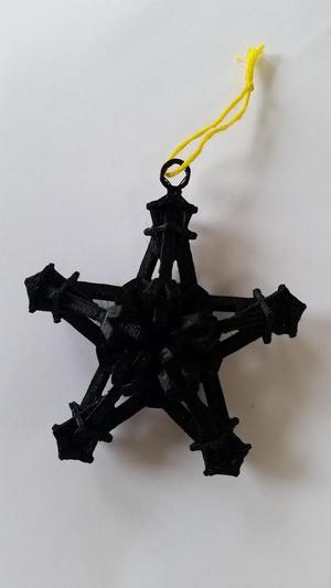 Christmas Ornament Fancy Star