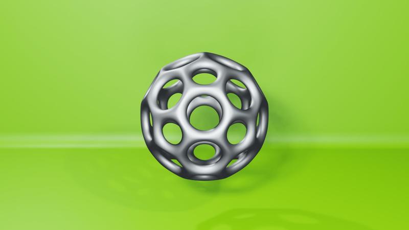 Geodesic Soccer Ball - World Cup 2022, Football, Cool prints, Art, High Poly