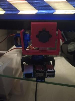 Raspberry Pi 3 Pan Tilt Camera holder 