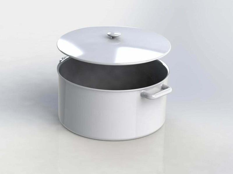 Toy saucepan with cover