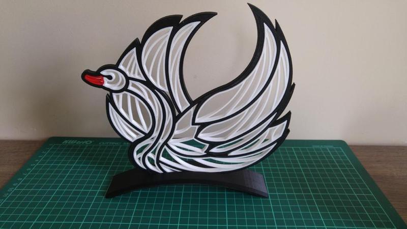 Quilling "Swan" Stand (Remix)