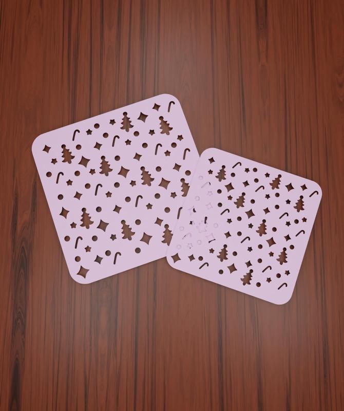 Stencil "Texture #94" (Christmas Mix)