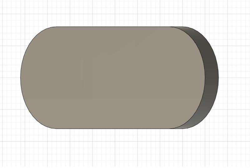 plate oval for molding