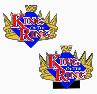 WWF KING OF THE RING (Classic WWE) Logo Display by MANIACMANCAVE3D