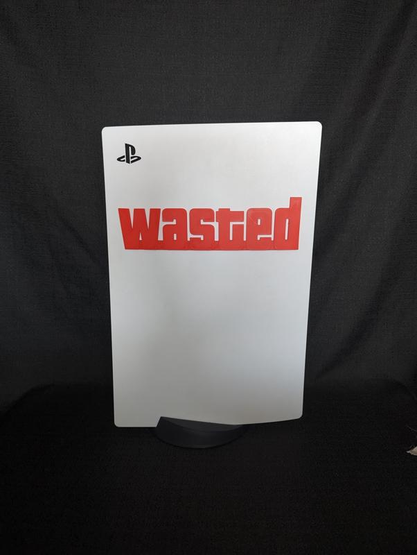 Playstation 5 Grand Theft Auto Wasted Decal