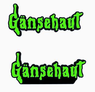 2x GÄNSEHAUT V1.1 Logo Display by MANIACMANCAVE3D