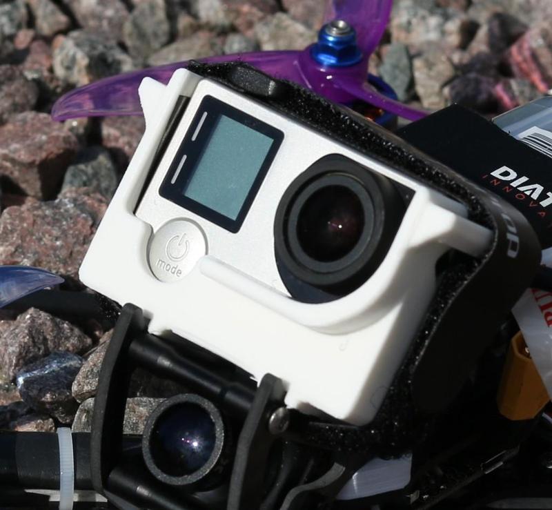 GoPro Hero 4 on Fauna FPV-frame