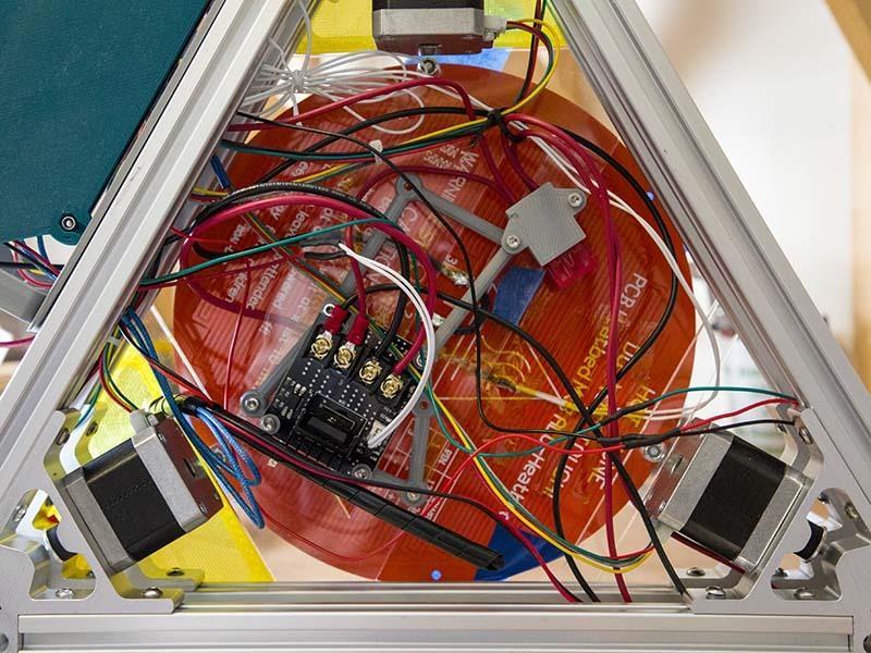 Base Plate to mount Heatbed Mosfet & ATC fuses