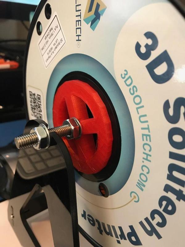 Simple spool holder for 3D Solutech