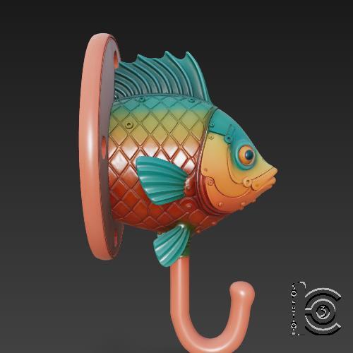 Fish Hook - Wall Mount Edition